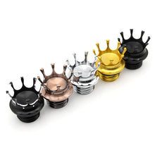 Load image into Gallery viewer, Motorcycle Crown Style Vented Fuel Gas Tank Cap Right-hand Thread Decorative Oil Cap For Harley Sportster XL 883 1200 48 Softail Dana
