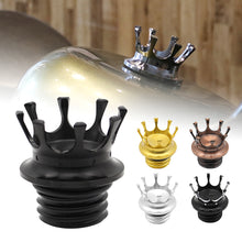 Load image into Gallery viewer, Motorcycle Crown Style Vented Fuel Gas Tank Cap Right-hand Thread Decorative Oil Cap For Harley Sportster XL 883 1200 48 Softail Dana
