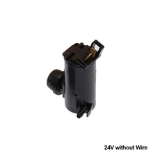 Load image into Gallery viewer, 12V/24V Universal Vehicle Windscreen Cleaning Water Tank Motor Windshield Wiper Washer Pump Water Jet Motor
