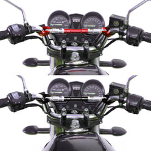 Load image into Gallery viewer, Universal 22mm Motorcycle Handle Steering Wheel Reinforcing Bracket Adjustable Crossbar Bracket Regulator
