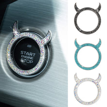 Load image into Gallery viewer, Crystal Car One-click Start Button Cover Interior Engine Ignition Start Stop Button Protective Decoration Accessories
