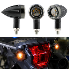Load image into Gallery viewer, Pair 12V Motorcycle LED Mini Turn Signal Light Bullet Moto Indicators Stop Light led For Motorbike Scooter
