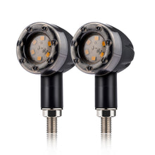 Load image into Gallery viewer, Pair 12V Motorcycle LED Mini Turn Signal Light Bullet Moto Indicators Stop Light led For Motorbike Scooter
