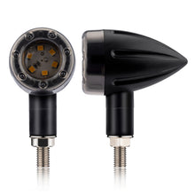 Load image into Gallery viewer, Pair 12V Motorcycle LED Mini Turn Signal Light Bullet Moto Indicators Stop Light led For Motorbike Scooter

