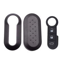 Load image into Gallery viewer, 3Pcs/set 3 Buttons Remote Modified Flip Silica Car Key Shell Cover Blade Key Cover Case For Fiat 500 Panda Punto Bravo
