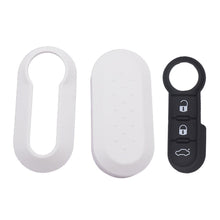 Load image into Gallery viewer, 3Pcs/set 3 Buttons Remote Modified Flip Silica Car Key Shell Cover Blade Key Cover Case For Fiat 500 Panda Punto Bravo
