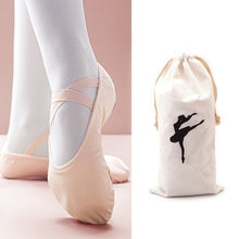 Load image into Gallery viewer, 15X30CM Large Capacity Children's Ballet Shoes Storage Bag Spiny Cloth Double Drawstring Phone Dance Supplies Portable Object Storage Package
