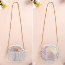 Load image into Gallery viewer, Metoo Crown PU Leather Lace Sling Bag Cute Rainbow Phone Bag Girls Mini Bag Coins Purse Birthday Gifts Crossbody Bag
