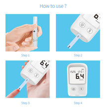 Load image into Gallery viewer, Household Medical Precision Blood Glucose Meter Blood Glucose Test Paper Health Monitoring Blood Glucose Meter
