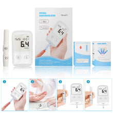 Load image into Gallery viewer, Household Medical Precision Blood Glucose Meter Blood Glucose Test Paper Health Monitoring Blood Glucose Meter
