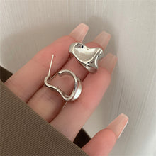 Load image into Gallery viewer, Geometric Curved Alloy Earrings Fashionable Temperamental Irregular Ear Studs Earrings Jewelry Accessories for Women
