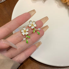 Load image into Gallery viewer, Sweet Temperamental Flower Earrings Niche Colorful Alloy Ear Studs Earrings Jewelry Accessories for Women
