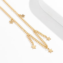Load image into Gallery viewer, Versatile Simple Pentagram Pendant Waist Chain Body Chain Metal Fine Chain Waist Chain Body Jewelry for Women
