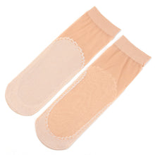 Load image into Gallery viewer, Cotton Soled Silk Stockings Sweat-absorbing Anti-skid Anti Snagging Stockings Lightweight Breathable Summer Women Stockings
