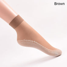 Load image into Gallery viewer, Cotton Soled Silk Stockings Sweat-absorbing Anti-skid Anti Snagging Stockings Lightweight Breathable Summer Women Stockings
