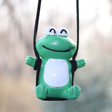 Load image into Gallery viewer, Cute Car Interior Decoration Frog Pendant For Auto Rearview Mirror Decoration Accessories Anime Gypsum Swing Frog
