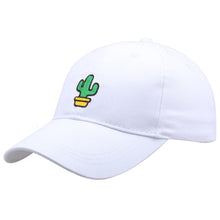 Load image into Gallery viewer, Cartoon Cactus Embroidery Baseball Cap Men Women Outdoor Sports Breathable Sunscreen Visor Hat Fashion Travel Casual Duck Cap
