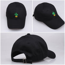 Load image into Gallery viewer, Cartoon Cactus Embroidery Baseball Cap Men Women Outdoor Sports Breathable Sunscreen Visor Hat Fashion Travel Casual Duck Cap
