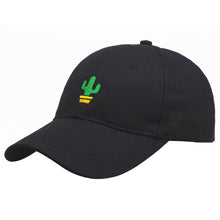 Load image into Gallery viewer, Cartoon Cactus Embroidery Baseball Cap Men Women Outdoor Sports Breathable Sunscreen Visor Hat Fashion Travel Casual Duck Cap
