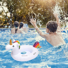Load image into Gallery viewer, Unicorn Swimming Seat Boat Baby Water Inflatable Floating Toy Children's Underarm Life Buoy Swimming Equipment
