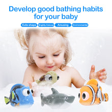 Load image into Gallery viewer, Children's Bathroom Bathing Pool Water Spray Toy Enamelled Fish-Shaped Sea Animal Diving Floating Figure

