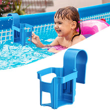 Load image into Gallery viewer, Multi-Functional Swimming Pool Hanging Engraved Empty Rack Beer Drink Water Cup Sanitizer Sanitizer Storage Box
