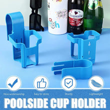 Load image into Gallery viewer, Multi-Functional Swimming Pool Hanging Engraved Empty Rack Beer Drink Water Cup Sanitizer Sanitizer Storage Box
