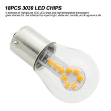 Load image into Gallery viewer, 1PC Car Signal LED Light 1156 BA15S/1157 BAY15D Bulbs 18SMD Fog Lights DRL Turn Signal Lamp 12V White/Yellow/Red
