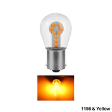 Load image into Gallery viewer, 1PC Car Signal LED Light 1156 BA15S/1157 BAY15D Bulbs 18SMD Fog Lights DRL Turn Signal Lamp 12V White/Yellow/Red
