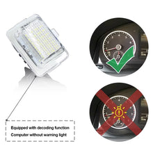 Load image into Gallery viewer, 1Pc 18LED Car Number License Plate Light Lamp No Error Canbus 12V White For Mercedes-Benz W204 5D W207 W212 W216 W221
