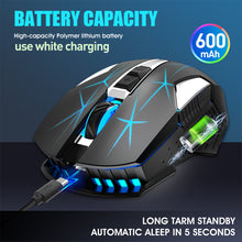 Load image into Gallery viewer, Mouse Wireless USB OpticalMice 7 Breathing Colored Backlight Gamer Mice With 7 Programmable Buttons Ergonomic
