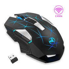 Load image into Gallery viewer, Mouse Wireless USB OpticalMice 7 Breathing Colored Backlight Gamer Mice With 7 Programmable Buttons Ergonomic
