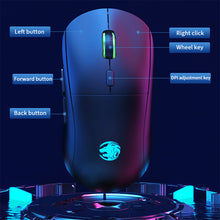 Load image into Gallery viewer, G301 Rechargeable USB 2.4G Wireless Bluetooth RGB Light Gaming Mouse Desktop PC Computers Notebook Laptop Mice Mause Gamer Cute
