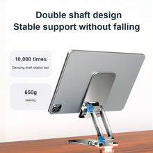 Load image into Gallery viewer, Foldable Mobile Phone Stand Universal Handsfree Smartphone Holder Desk Bracket Adjustable Aluminium Alloy for Home Office
