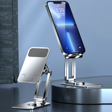 Load image into Gallery viewer, Foldable Mobile Phone Stand Universal Handsfree Smartphone Holder Desk Bracket Adjustable Aluminium Alloy for Home Office
