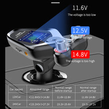 Load image into Gallery viewer, Bluetooth 5.0 FM Transmitter QC3.0 Fast Charger TF Flash Card U Disk Car Mp3 Player Music folder switch AUX In Output

