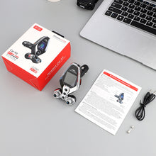 Load image into Gallery viewer, Bluetooth 5.0 FM Transmitter QC3.0 Fast Charger TF Flash Card U Disk Car Mp3 Player Music folder switch AUX In Output
