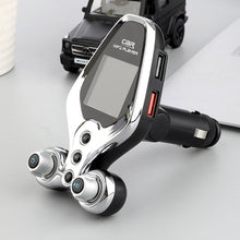 Load image into Gallery viewer, Bluetooth 5.0 FM Transmitter QC3.0 Fast Charger TF Flash Card U Disk Car Mp3 Player Music folder switch AUX In Output
