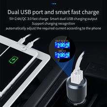 Load image into Gallery viewer, Car FM Transmitter Handsfree Wireless Bluetooth 5.0 Car Kit MP3 Music Player USB Fast Charger QC3.0 Car Accessories FM Modulator
