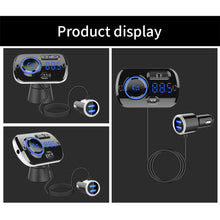 Load image into Gallery viewer, Car FM Transmitter Handsfree Wireless Bluetooth 5.0 Car Kit MP3 Music Player USB Fast Charger QC3.0 Car Accessories FM Modulator
