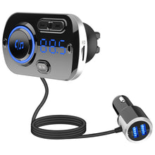 Load image into Gallery viewer, Car FM Transmitter Handsfree Wireless Bluetooth 5.0 Car Kit MP3 Music Player USB Fast Charger QC3.0 Car Accessories FM Modulator

