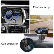 Load image into Gallery viewer, Car FM Transmitter Handsfree Wireless Bluetooth 5.0 Car Kit MP3 Music Player USB Fast Charger QC3.0 Car Accessories FM Modulator
