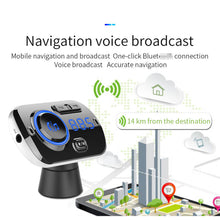 Load image into Gallery viewer, Car FM Transmitter Handsfree Wireless Bluetooth 5.0 Car Kit MP3 Music Player USB Fast Charger QC3.0 Car Accessories FM Modulator
