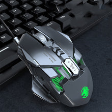 Load image into Gallery viewer, Mechanical Gaming Mouse 8-Key Macro Definition Color Backlit Wired Mouse 6400DPI, Suitable For Notebook Computers
