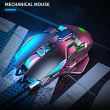 Load image into Gallery viewer, Mechanical Gaming Mouse 8-Key Macro Definition Color Backlit Wired Mouse 6400DPI, Suitable For Notebook Computers
