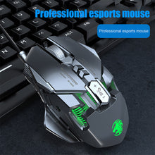 Load image into Gallery viewer, Mechanical Gaming Mouse 8-Key Macro Definition Color Backlit Wired Mouse 6400DPI, Suitable For Notebook Computers
