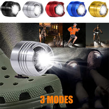 Load image into Gallery viewer, 1PC Shoe Headlights for Crocs Waterproof Glowing LED Light Shoes Decoration Accessories for Running Walking Camping Gift
