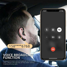 Load image into Gallery viewer, Wireless Bluetooth Earphone Ear Hook Business Single Headphone With Mic Handsfree Drive Call Sports Headset Earbud For Phones

