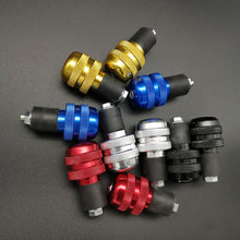 Load image into Gallery viewer, 2Pcs 7/8" 22mm CNC Motorcycle Handlebar Ends Grips Slider Handle Bar End Weights Gear Balanced Plug Cap For Honda Suzuki Yamaha
