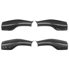 Load image into Gallery viewer, 4Pcs Fully Enclosed Carbon Fiber Steering Wheel Whift Protection Cover For Tesla Model 3 Y Car Column Shift Knob Cover Decor For Tesla
